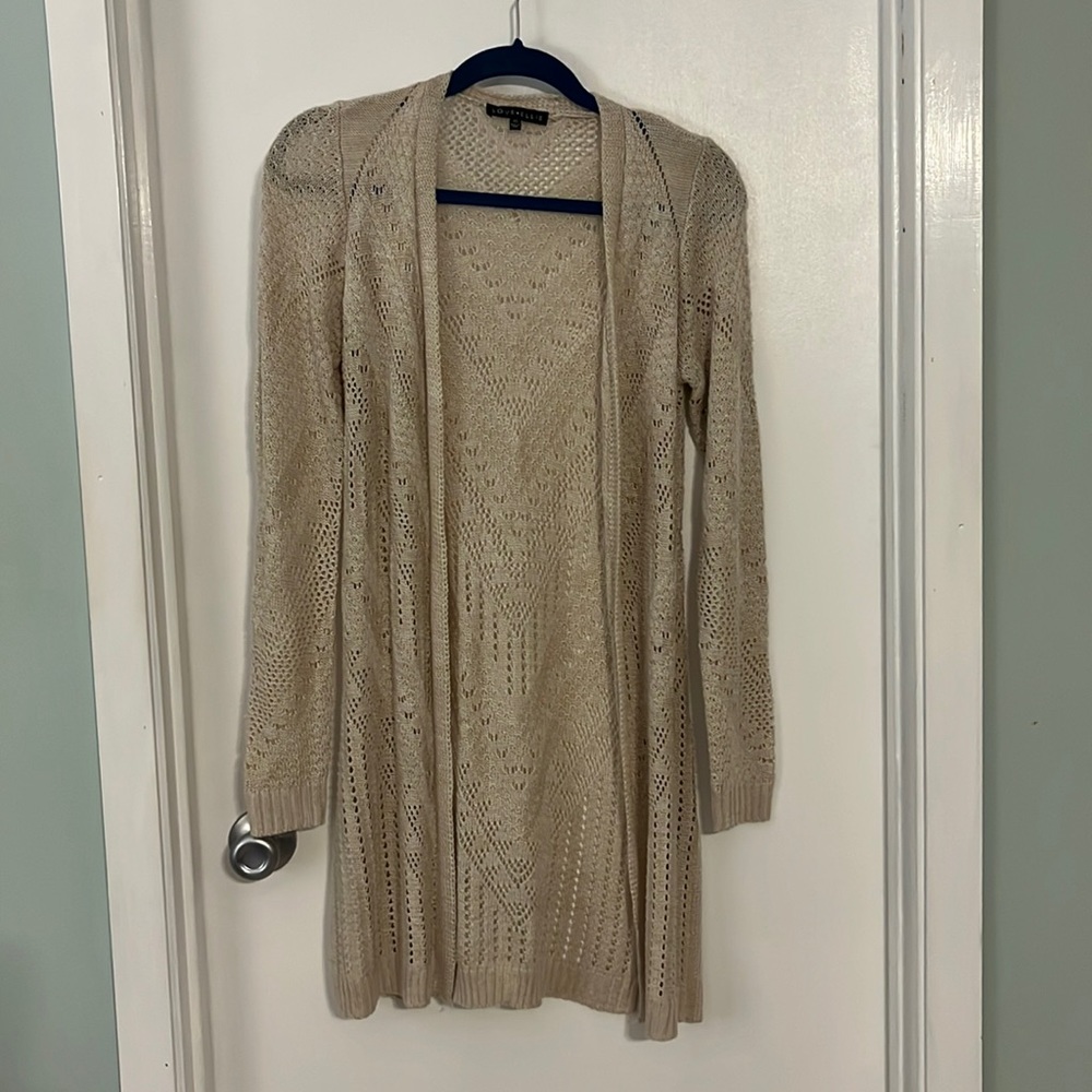Love 🤍 Ellie Crocheted Cardigan - XS - Cream